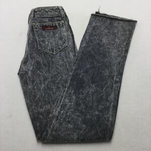 Vintage Dadon Jeans Womens 27 Gray Acid Wash High Rise Straight Denim 80s